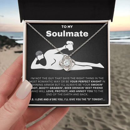 To My Soulmate... | Premium Love Knot Necklace