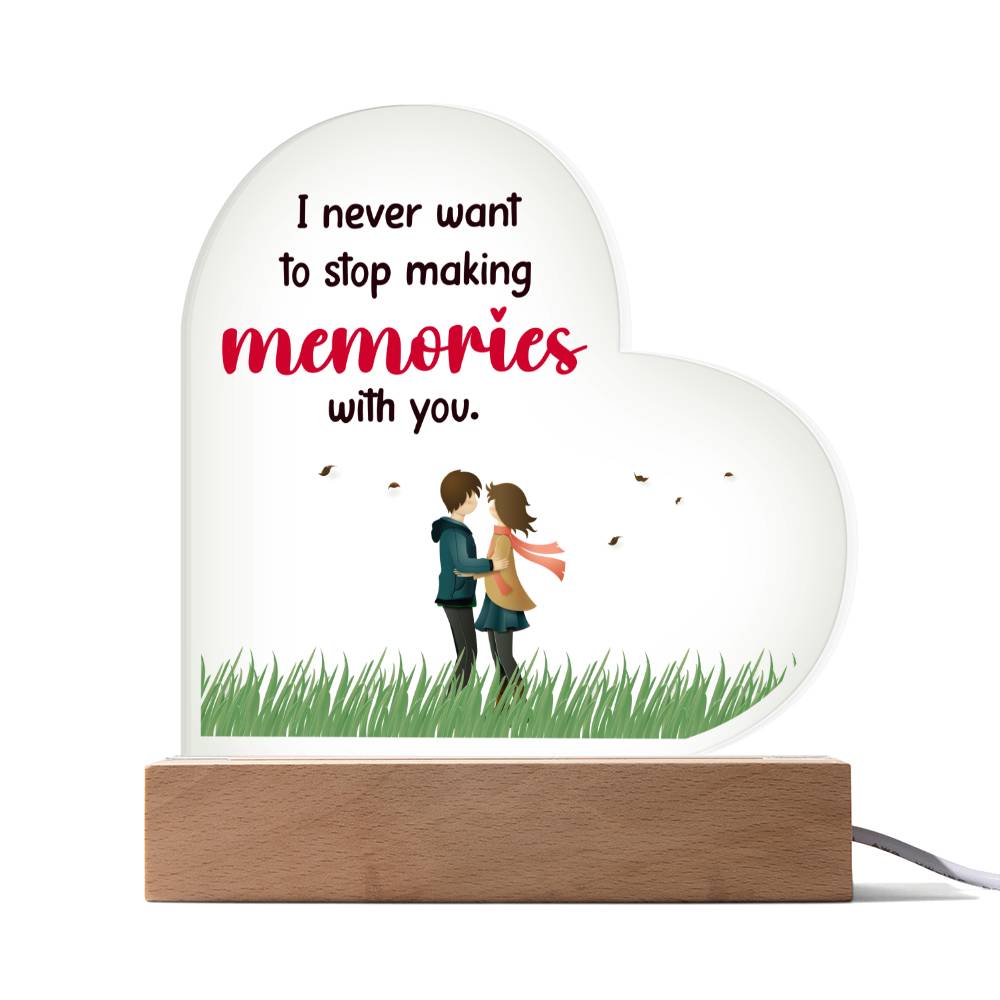 [Mother's Day Special] Memories With You - Heart Acrylic