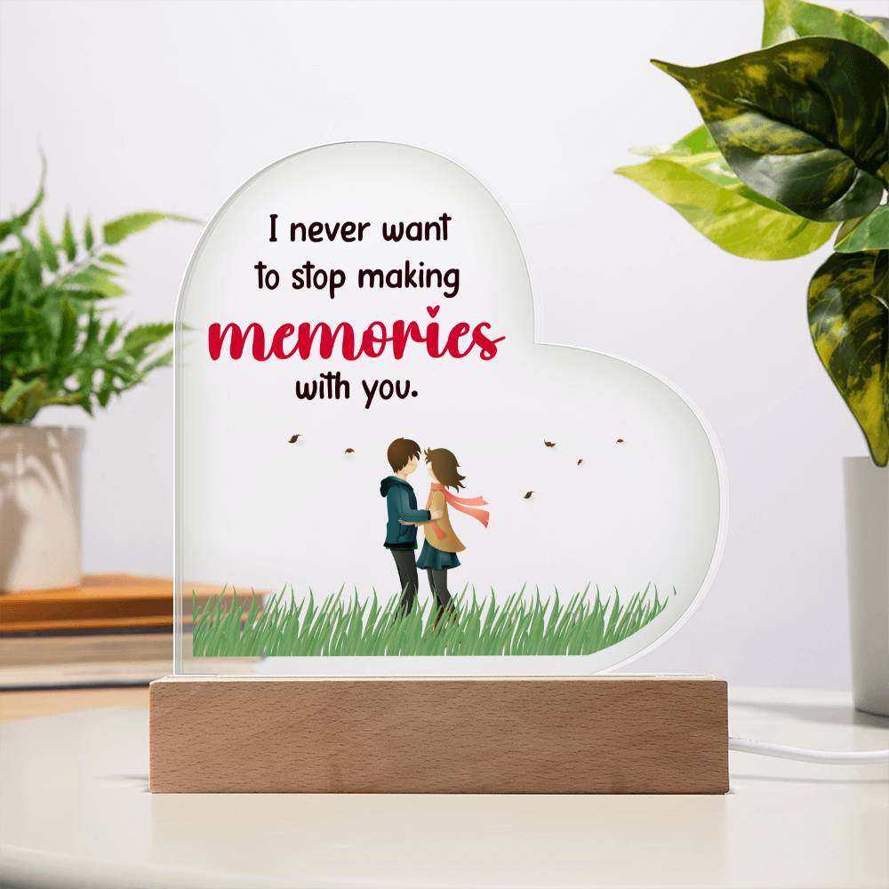 [Mother's Day Special] Memories With You - Heart Acrylic