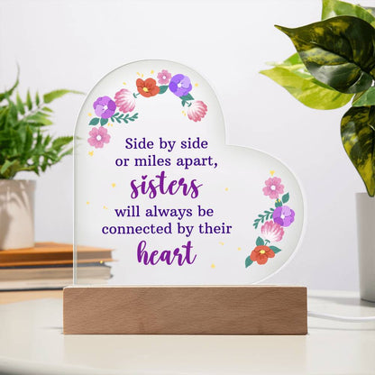 [Limited Supply] Sister For Life - Heart Acrylic