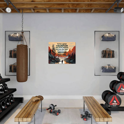 To Be Great - Muhammad Ali 🥊🥊- Metal Wall Art