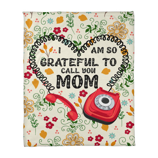 [Mother's Day Special] Call You MOM ☎️☎️ - Fleece Blanket