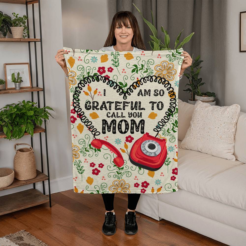 [Mother's Day Special] Call You MOM ☎️☎️ - Fleece Blanket