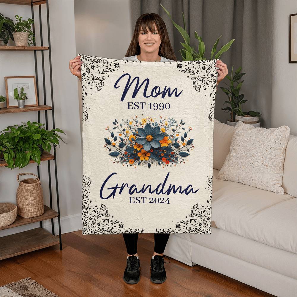 [Mother's Day Special] From MOM To Grandma💐🪷💐 - Fleece Blanket