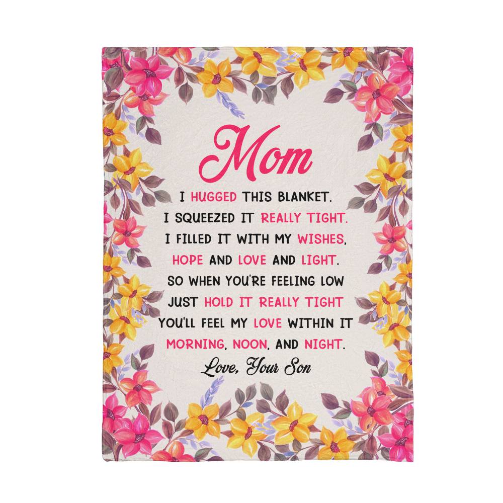 [Mother's Day Special] To MOM, From You Son🌸💮🌸🌺 - Fleece Blanket
