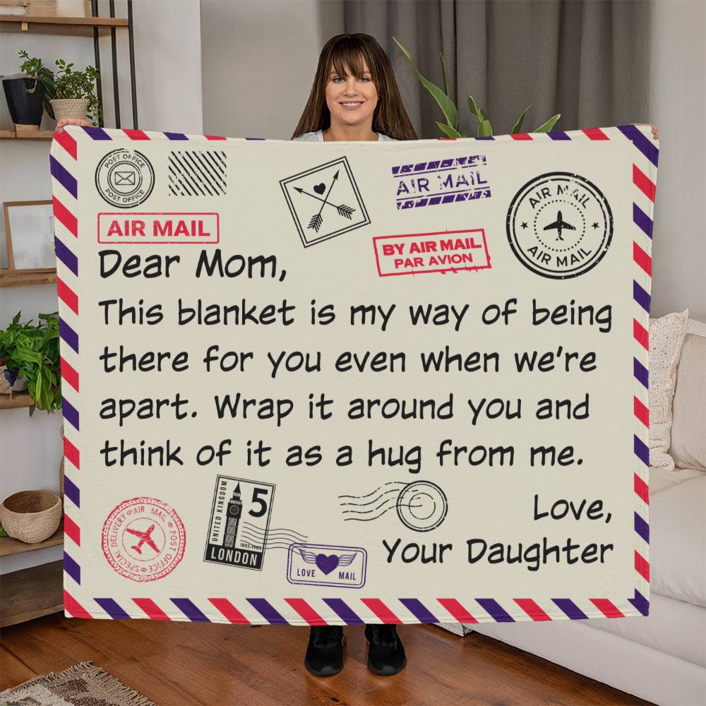 [Mother's Day Special] Dear MOM 💌📨 - Fleece Blanket