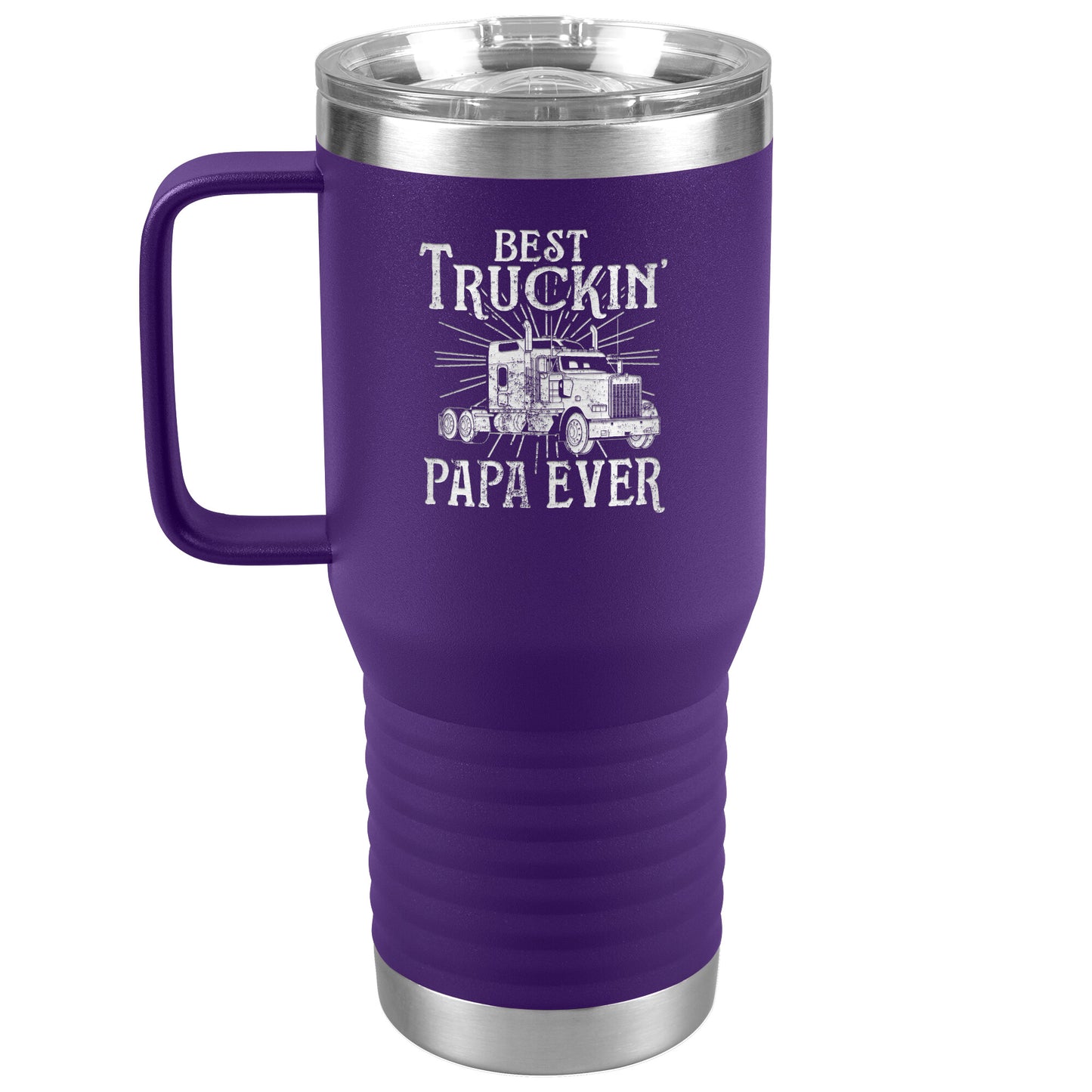 Best Trucking Papa Ever 20 oz Tumbler - Father Day Gift!