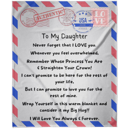 To My Daughter, Never Forget... Premium Arctic Fleece Blanket