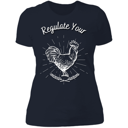 Regulate Your C**k - Ladies' Boyfriend T-Shirt