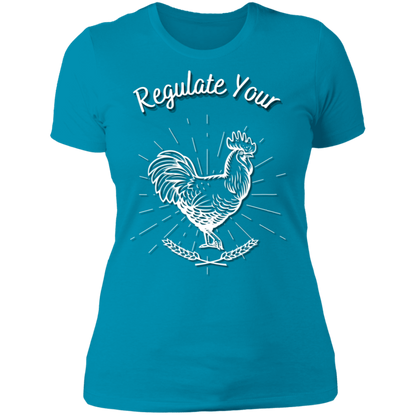 Regulate Your C**k - Ladies' Boyfriend T-Shirt