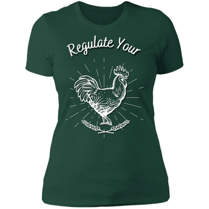 Regulate Your C**k - Ladies' Boyfriend T-Shirt