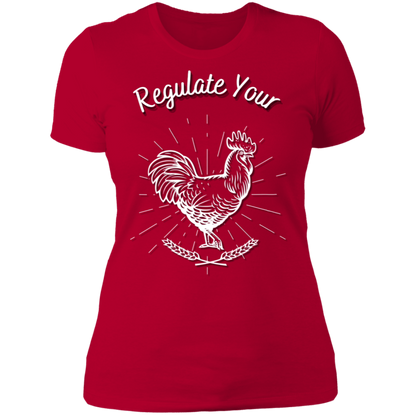 Regulate Your C**k - Ladies' Boyfriend T-Shirt