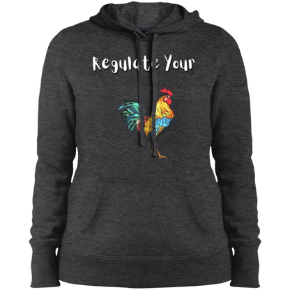 Regulate Your C**k - Ladies' Pullover Hooded Sweatshirt