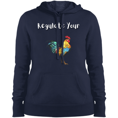 Regulate Your C**k - Ladies' Pullover Hooded Sweatshirt