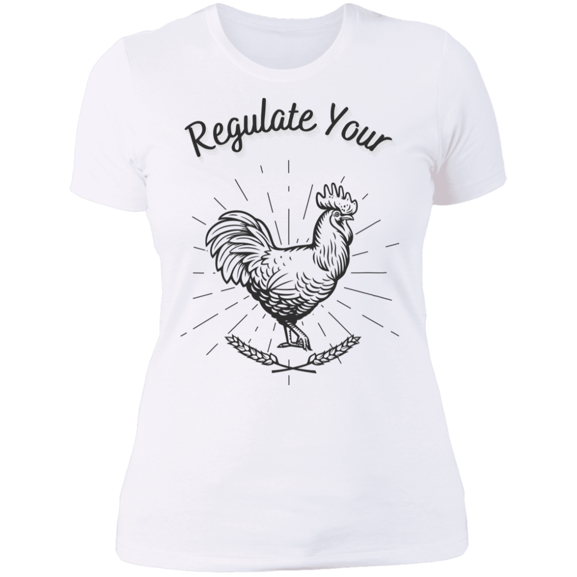 Regulate Your C**k - Ladies' Boyfriend T-Shirt