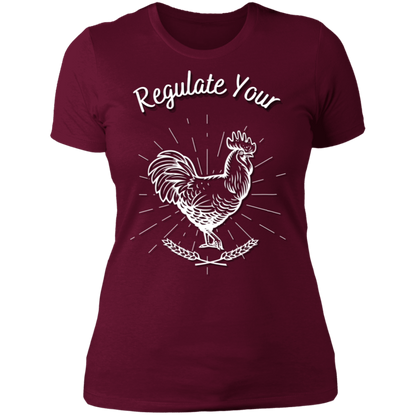 Regulate Your C**k - Ladies' Boyfriend T-Shirt