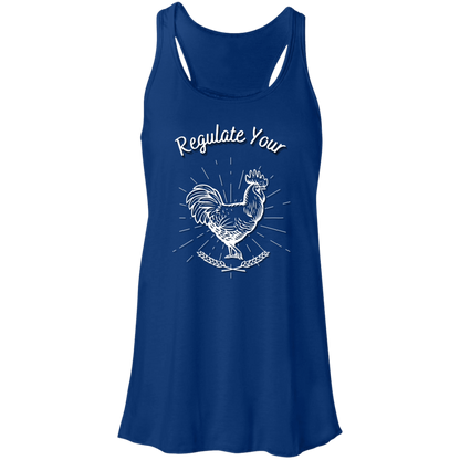 Regulate Your C**k - Flowy Racerback Tank