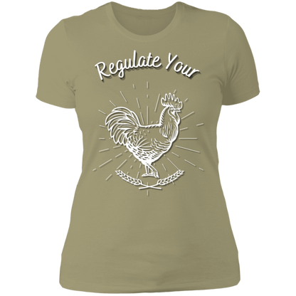 Regulate Your C**k - Ladies' Boyfriend T-Shirt