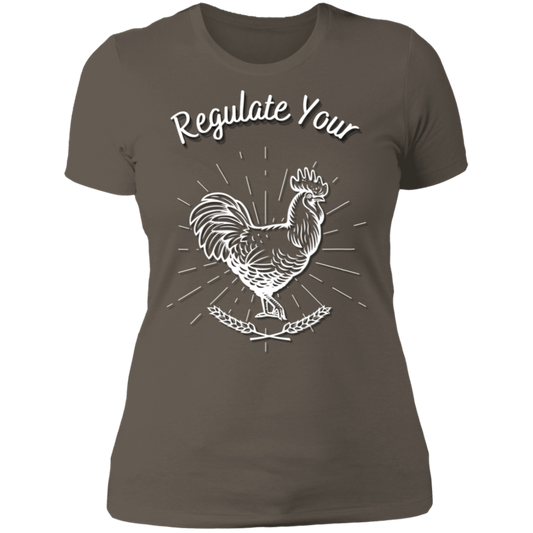 Regulate Your C**k - Ladies' Boyfriend T-Shirt