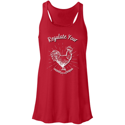 Regulate Your C**k - Flowy Racerback Tank