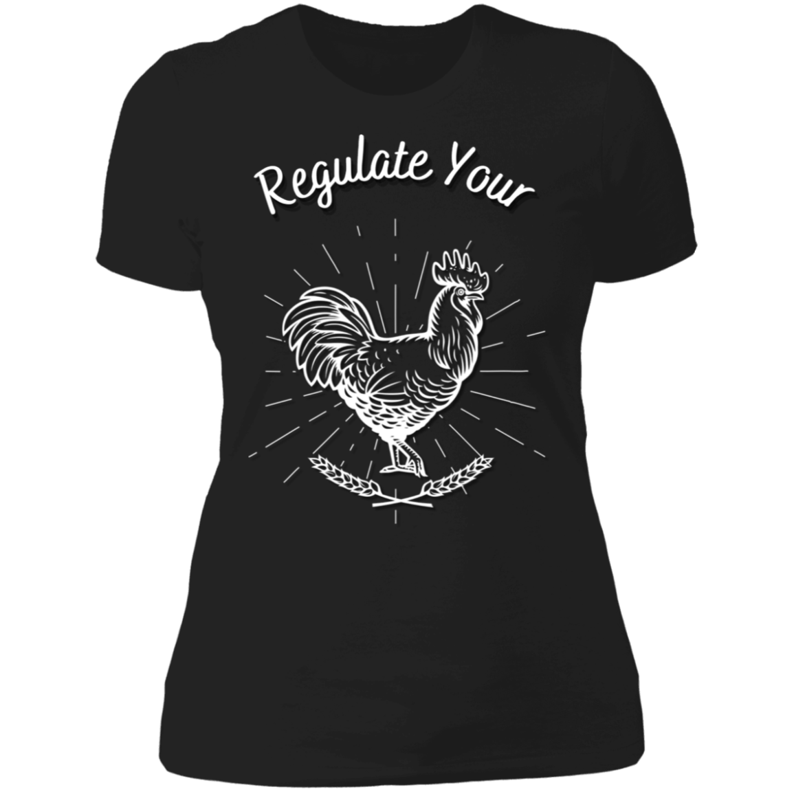 Regulate Your C**k - Ladies' Boyfriend T-Shirt