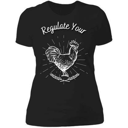 Regulate Your C**k - Ladies' Boyfriend T-Shirt