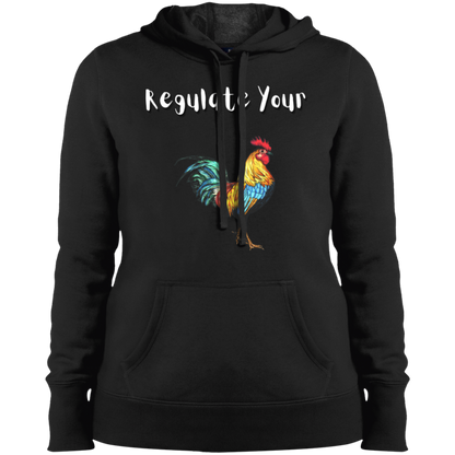 Regulate Your C**k - Ladies' Pullover Hooded Sweatshirt