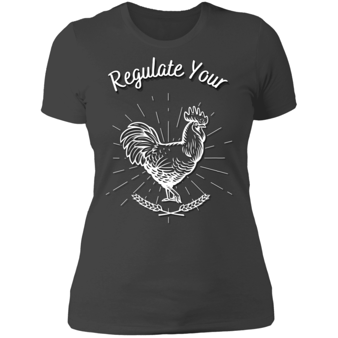 Regulate Your C**k - Ladies' Boyfriend T-Shirt