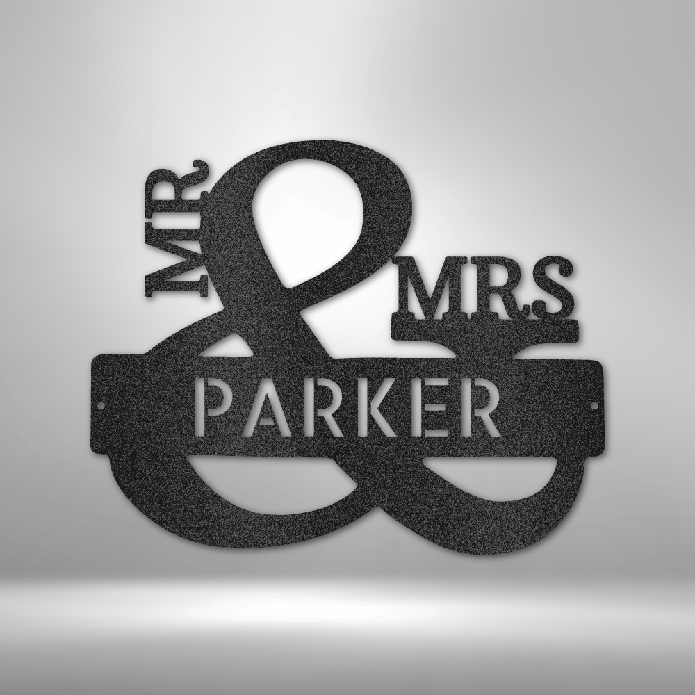 Couples Monogram - Premium Steel Sign