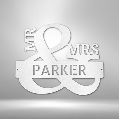 Couples Monogram - Premium Steel Sign