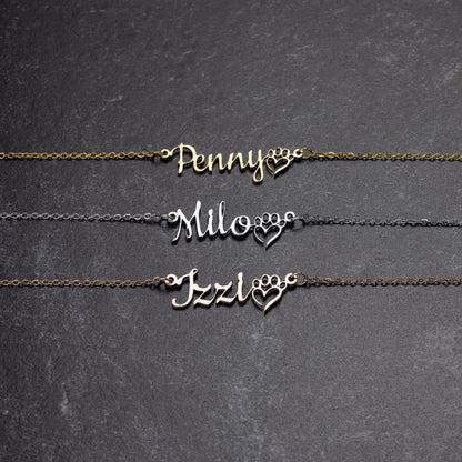 Personalized Dog Mom Necklace...