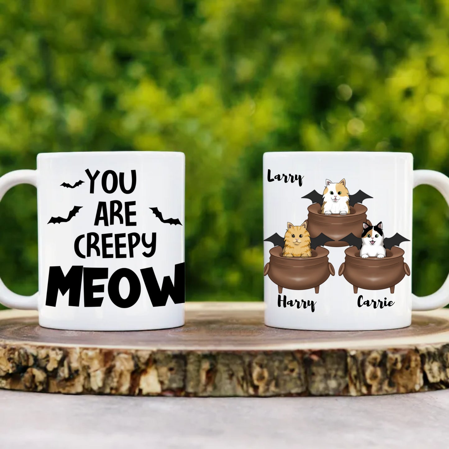 Halloween MEOW Mug...(Personalize It!)