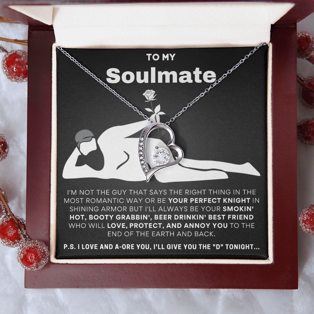 To My Soulmate, I'll Give You The D... Luxury Forever Love Necklace