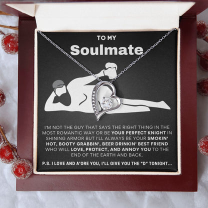 To My Soulmate, I'll Give You The D... Luxury Forever Love Necklace