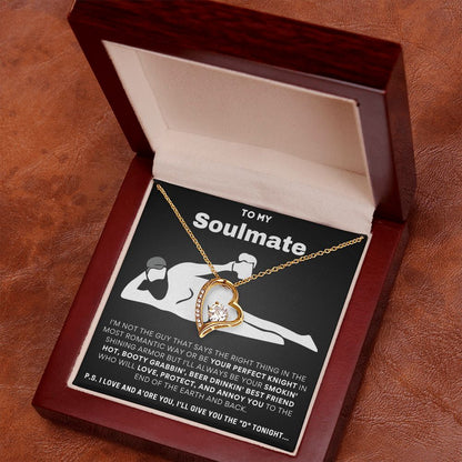 To My Soulmate, I'll Give You The D... Luxury Forever Love Necklace