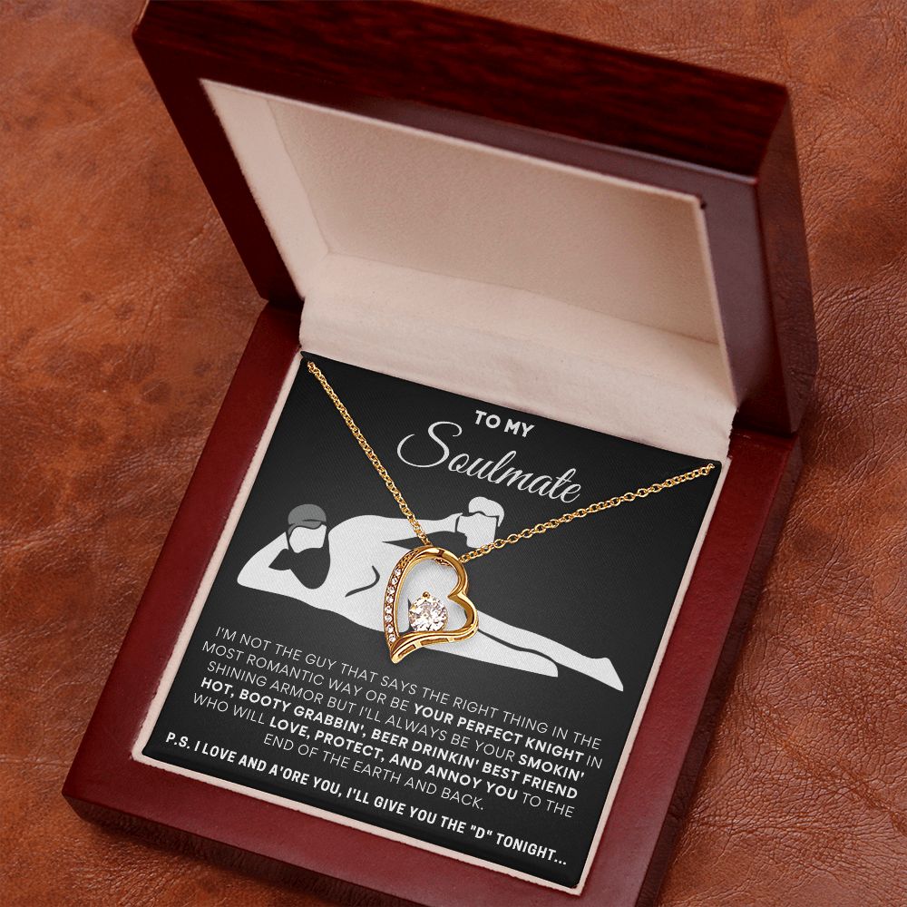 To My Soulmate, I'll Give You The D... Luxury Forever Love Necklace