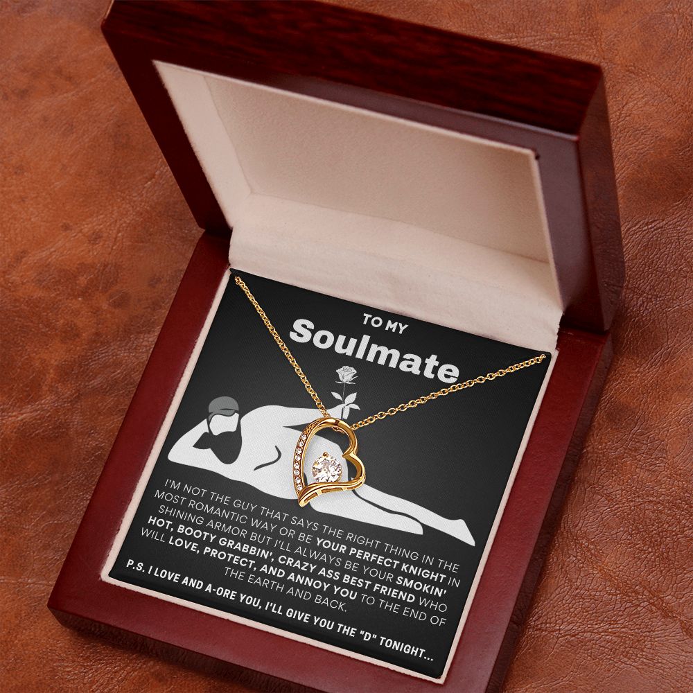 To My Soulmate, I'll Give You The D... Luxury Forever Love Necklace
