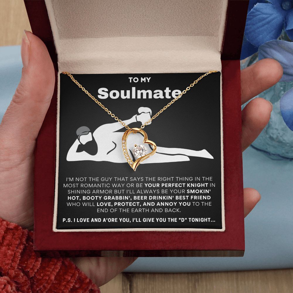 To My Soulmate, I'll Give You The D... Luxury Forever Love Necklace