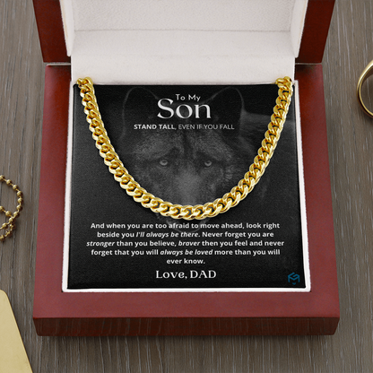To My Son, Stand Tall...