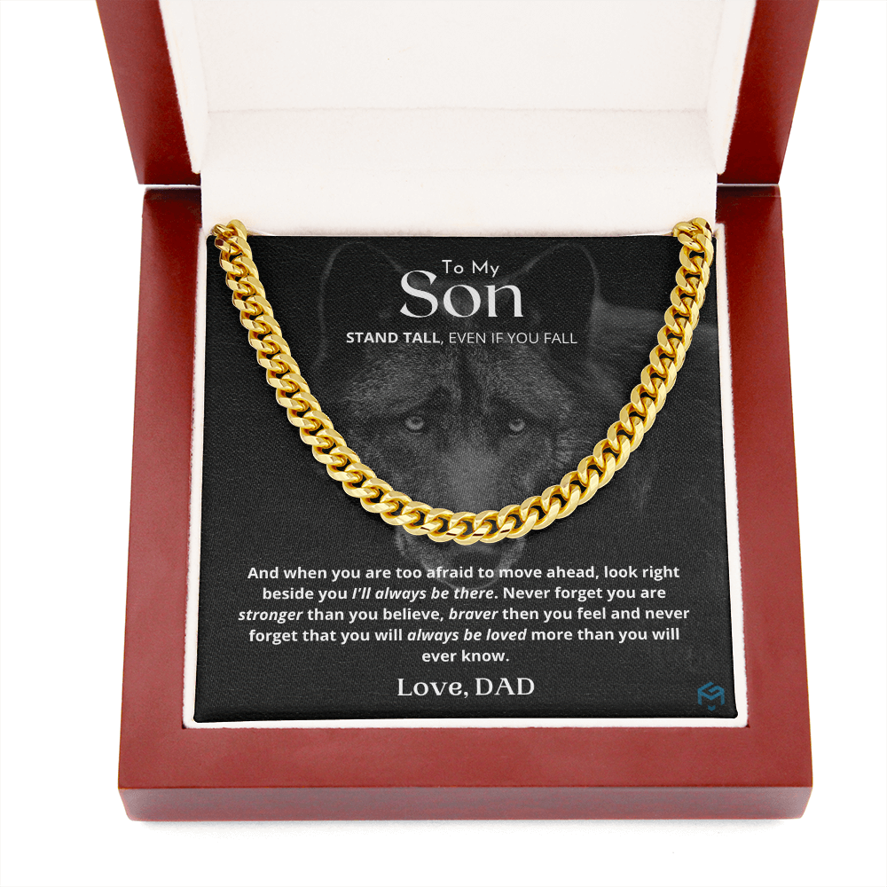 To My Son, Stand Tall...