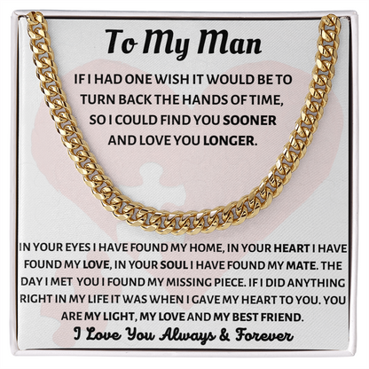 To My Man, If I Had One Wish...