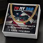 To My Dad, I Feel Safest...