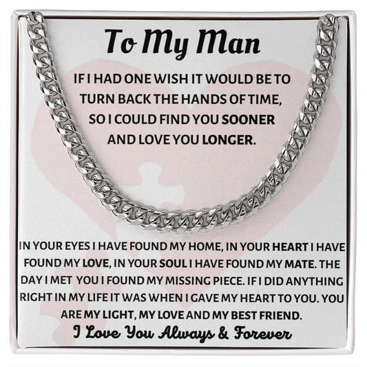 To My Man, If I Had One Wish...