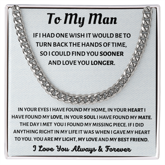 To My Man, If I Had One Wish...