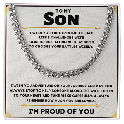 To My Son, I Wish You The Strength...
