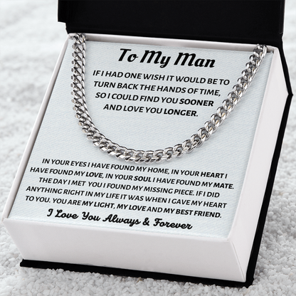 To My Man, If I Had One Wish...