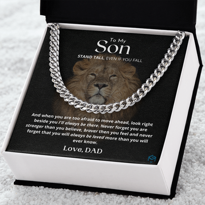 To My Son, Stand Tall...