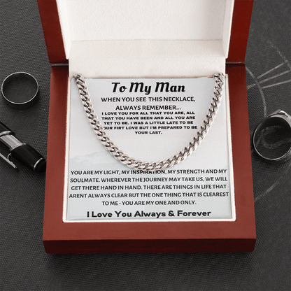 To My Man, I Love You...
