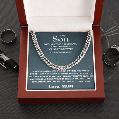 To My Son, When You Wear This...
