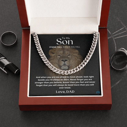 To My Son, Stand Tall...